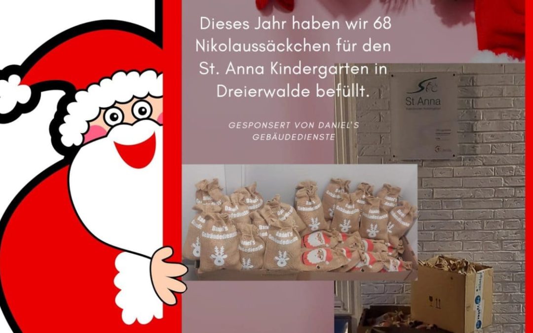 Nikolaus Säckchen für Sankt Anna Kindergarten